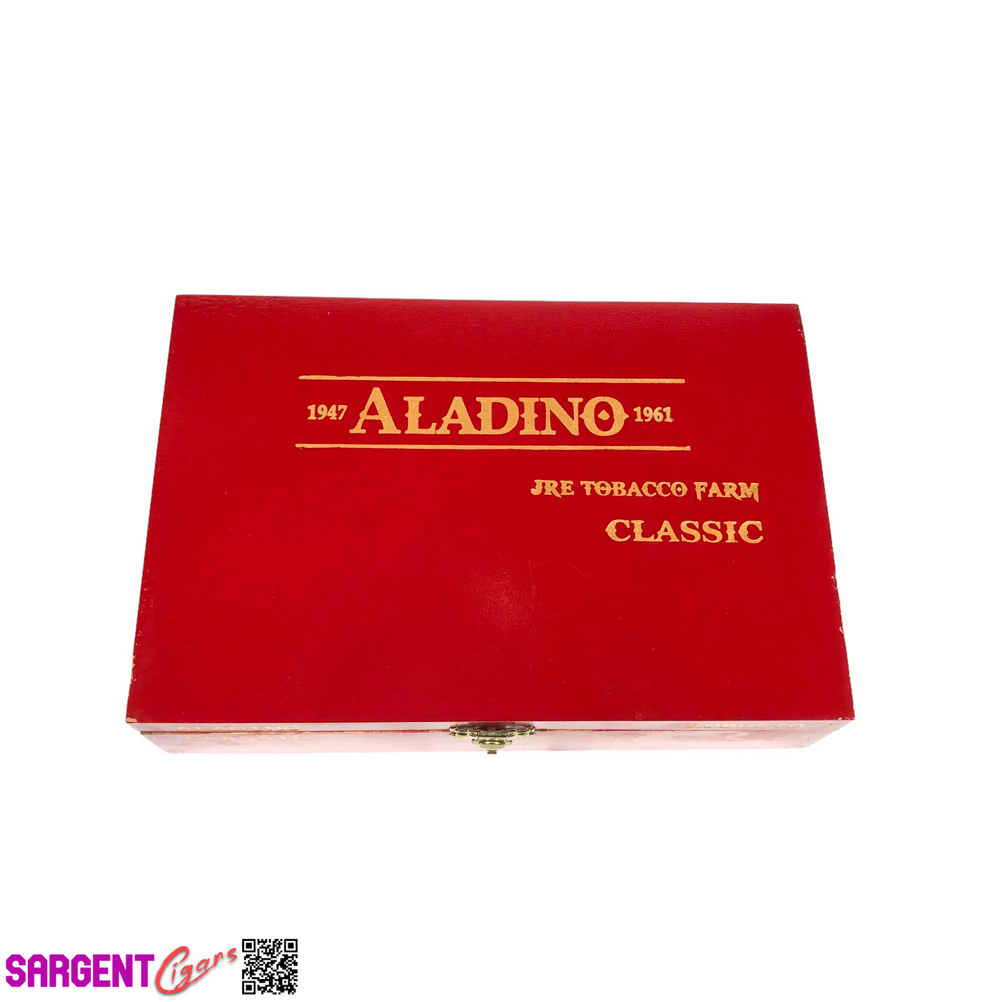 Aladino Classic Robusto Empty Wooden Cigar Box 8.25x5.75x2