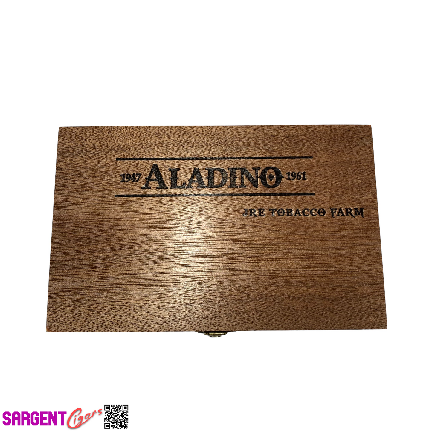 Aladino Rothschild Empty Wooden Cigar Box 8x5.25x2