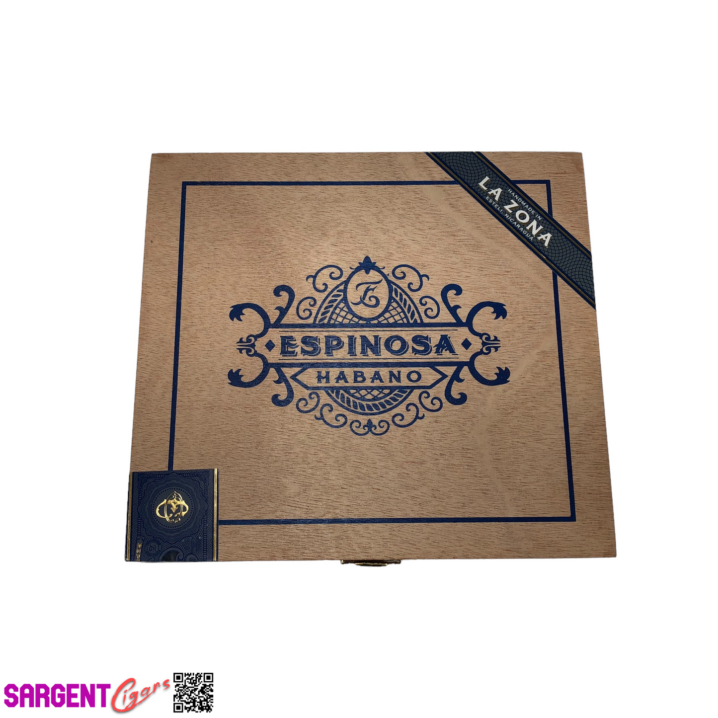 Espinosa Hab Rabito Empty Wooden Cigar Box 8x7.25x1