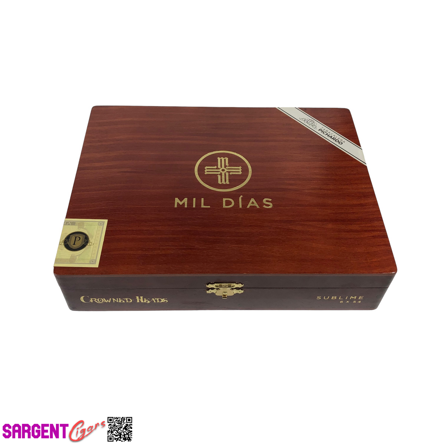 Mil Dias Sublime Empty Wooden Cigar Box 9x7x2