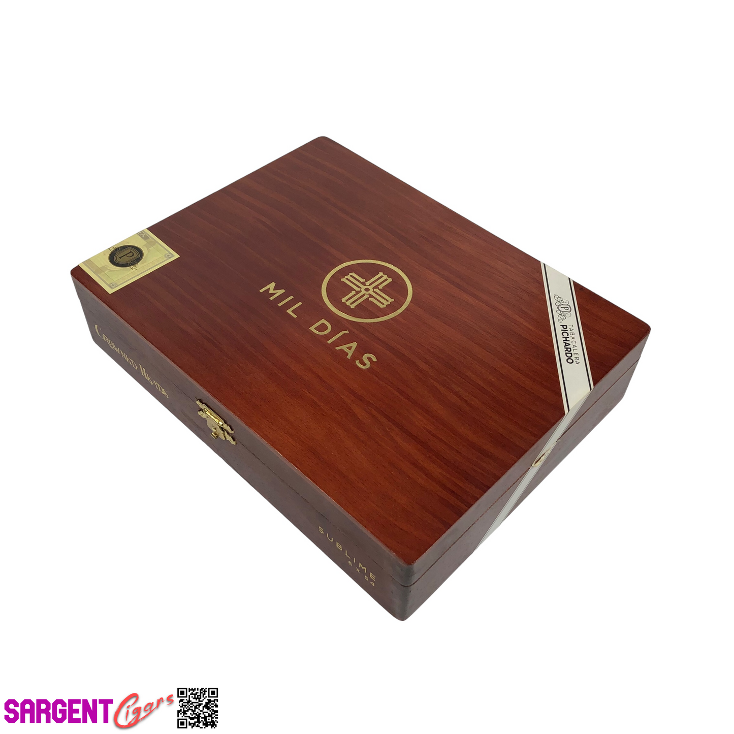 Mil Dias Sublime Empty Wooden Cigar Box 9x7x2