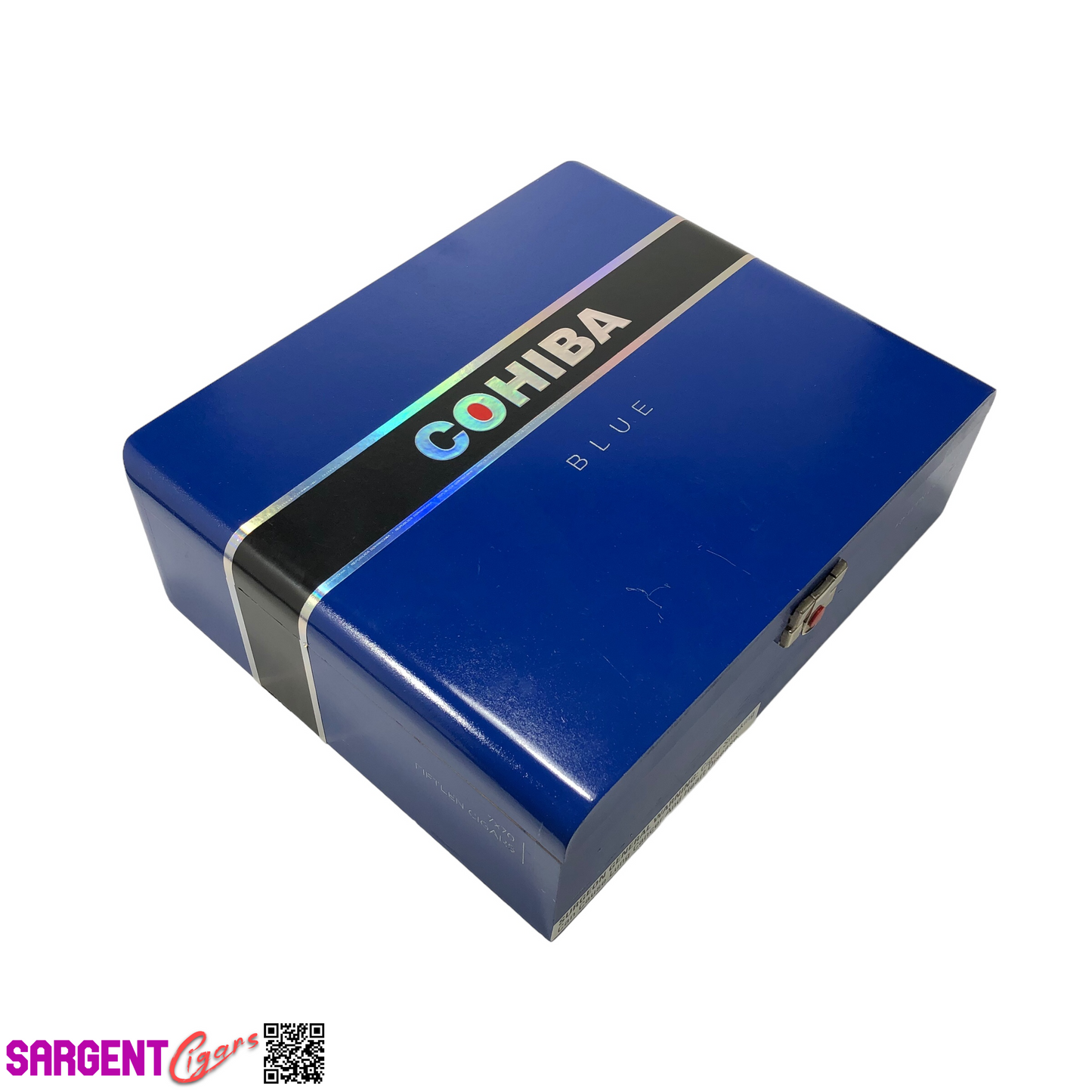 Cohiba Blue 7x70 Empty Wooden Cigar Box 9.75x8x3 (1)