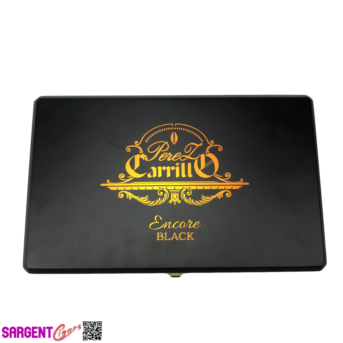 Ep Carrillo Encore Black Empty Wooden Cigar Box 11.5x7.25x1.5