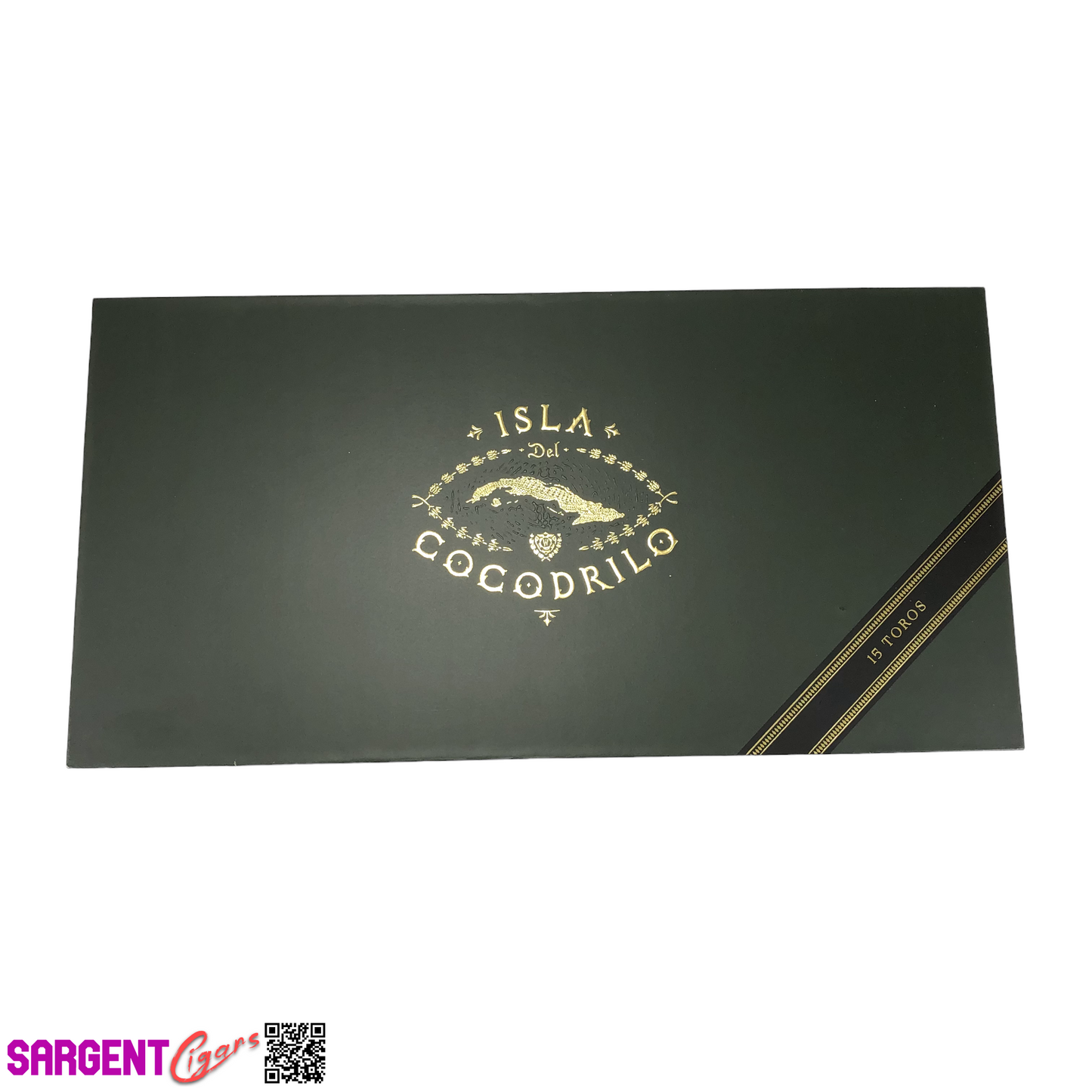 Warped Isla Del Cocodrilo Toro Empty Cigar Box 13.25x7x1.5