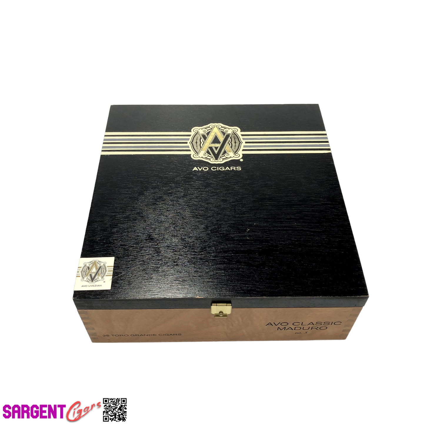 Avo Classic Maduro Toro Grande No3 Empty Wooden Cigar Box 8x8.5x2.75