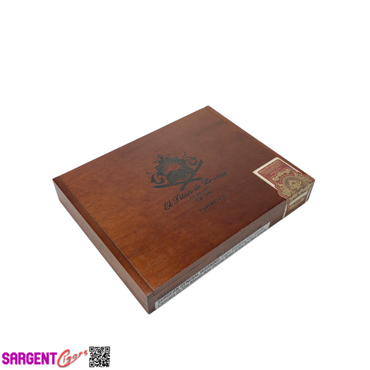 El Titan De Bronze Redemption Corona Empty Wooden Cigar Box 8.5x6.75x1.25