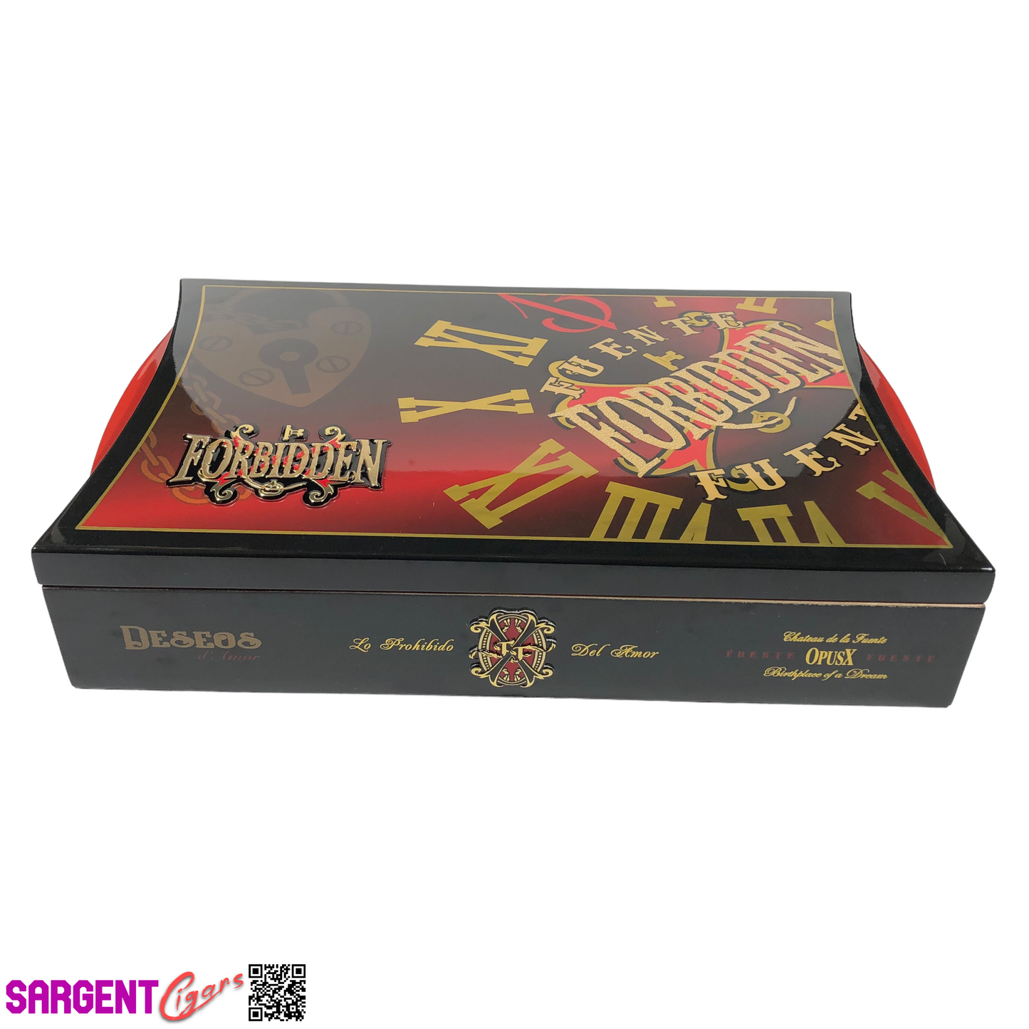 Arturo Fuente Opus X Forbidden Deseos Empty Wooden Cigar Box 12x7.75x2.5