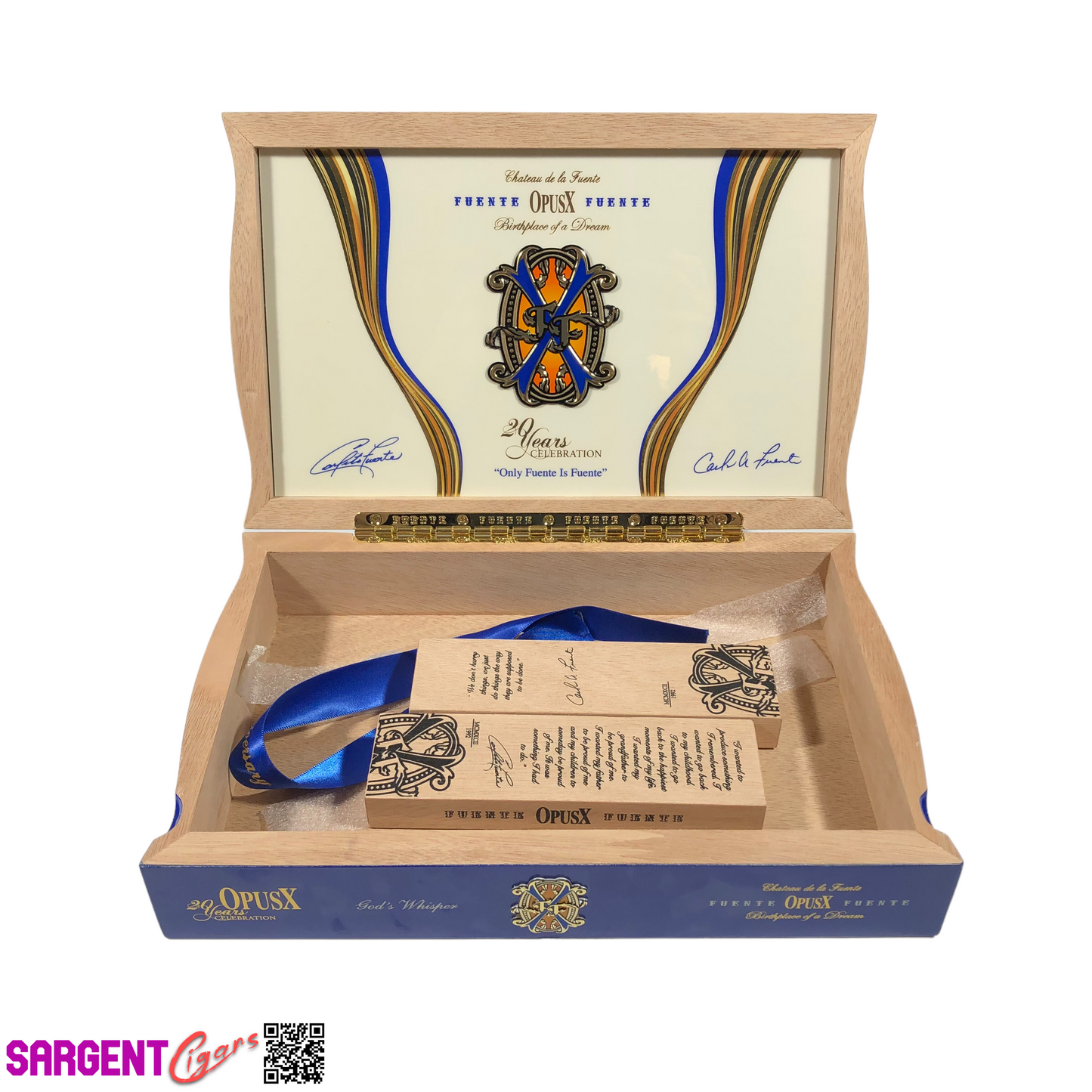 Arturo Fuente Opus X God's Whisper Empty Wooden Cigar Box 12x7.75x2.5