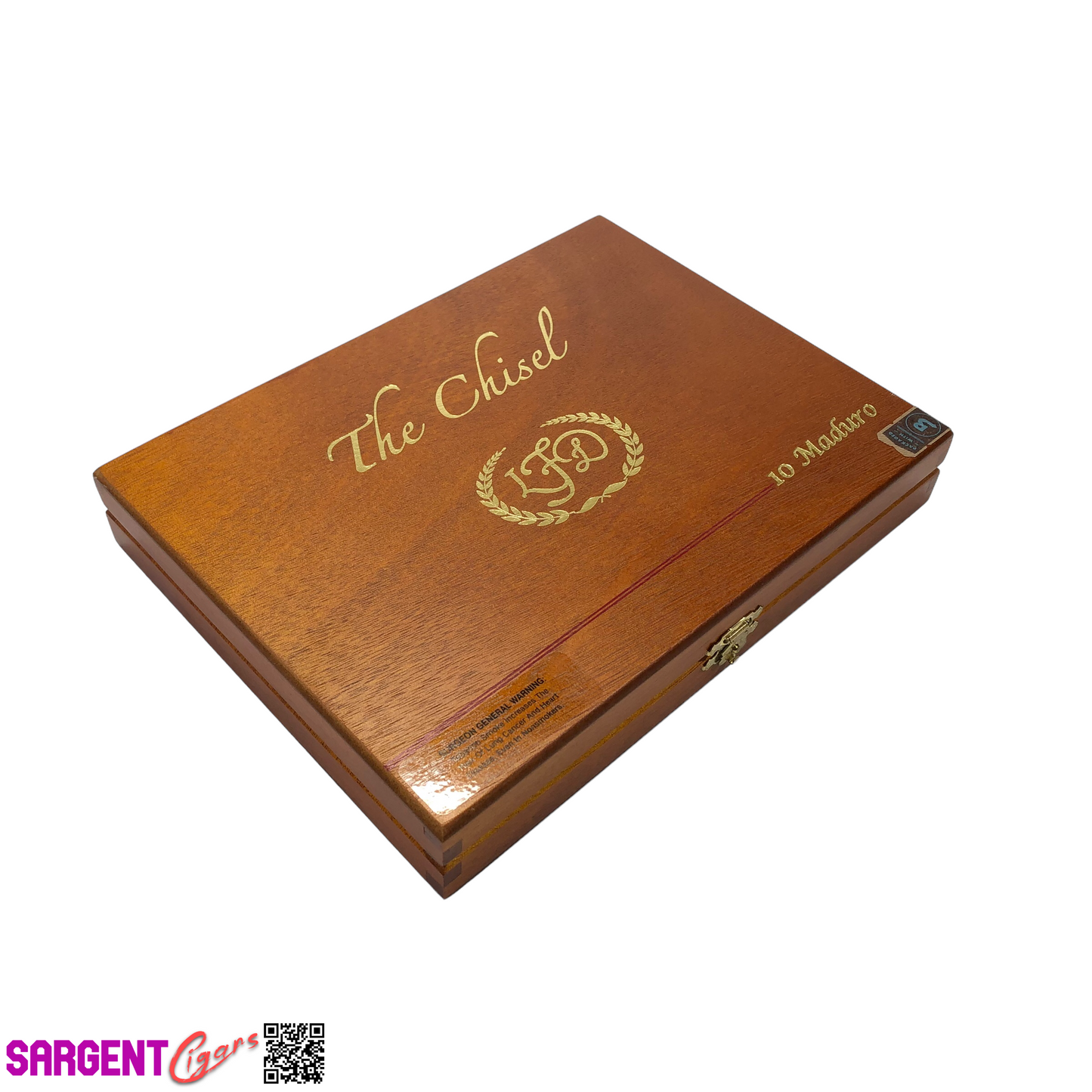LFD Chisel Maduro Empty Wooden Cigar Box 8.75x6.75x1.5
