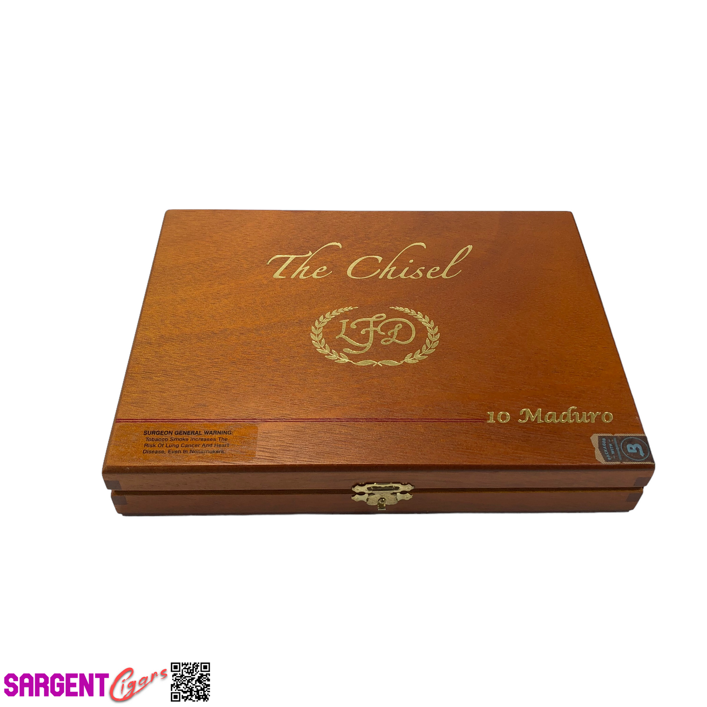 LFD Chisel Maduro Empty Wooden Cigar Box 8.75x6.75x1.5