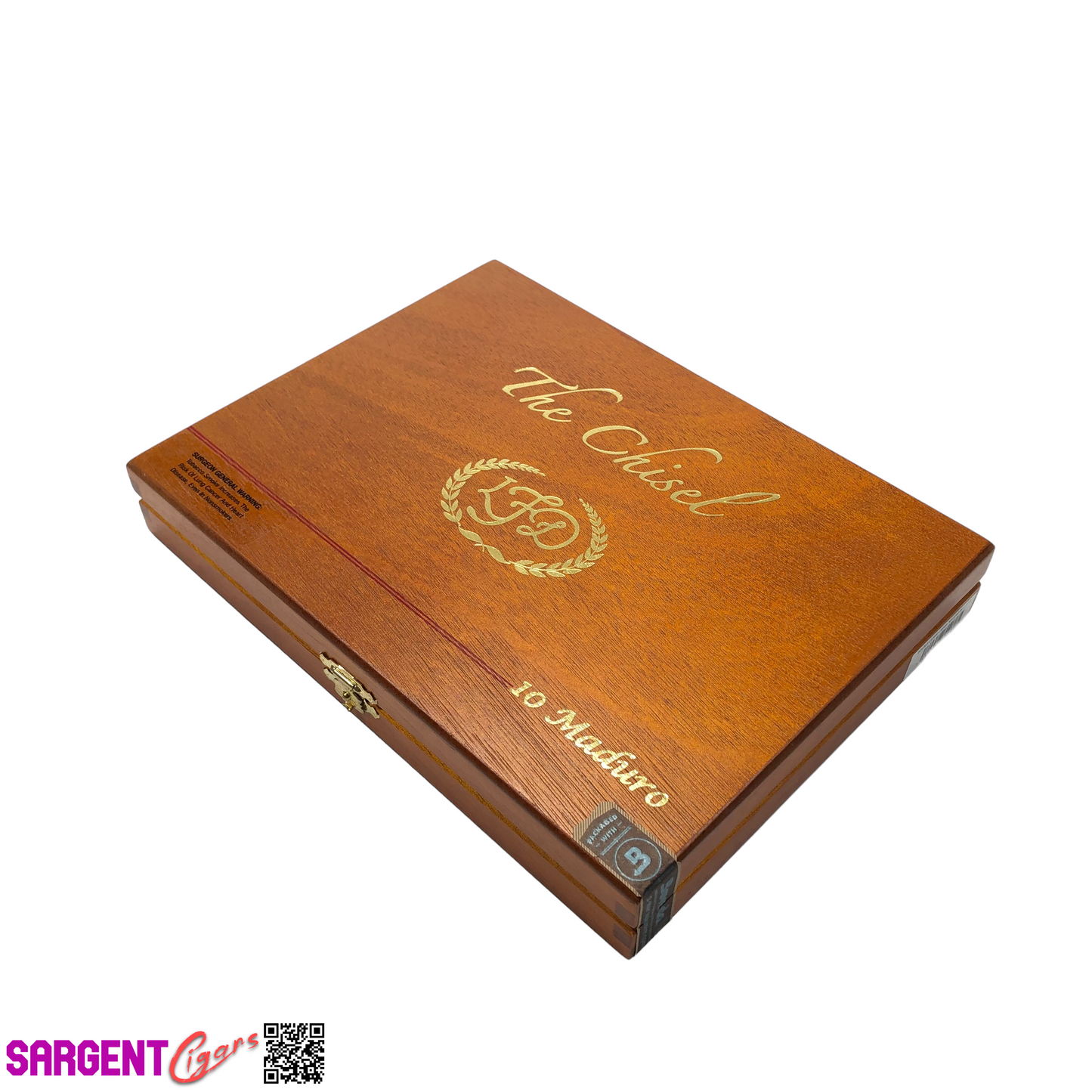 LFD Chisel Maduro Empty Wooden Cigar Box 8.75x6.75x1.5