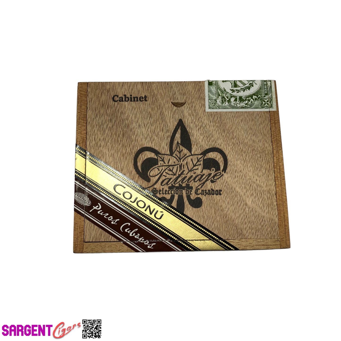 Tatuaje Cojonu 2003 Series L Empty Wooden Cigar Box 5.75x4.75x4