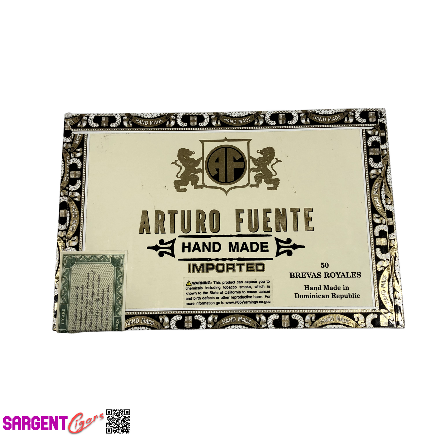 Arturo Fuente Brevas Royale Empty Cigar Box 8.75x5.75x3