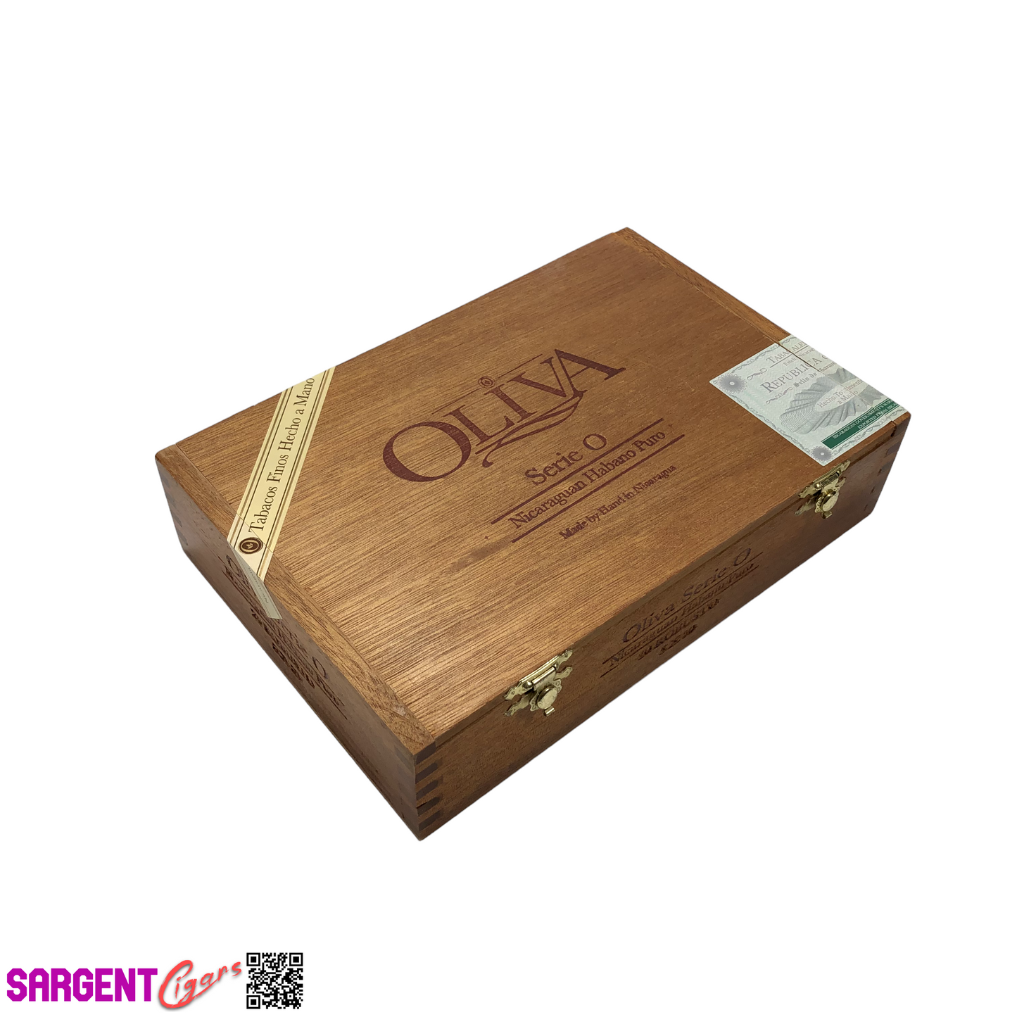 Oliva Serie O Robusto Empty Wooden Cigar Box 8.5x5.75x2