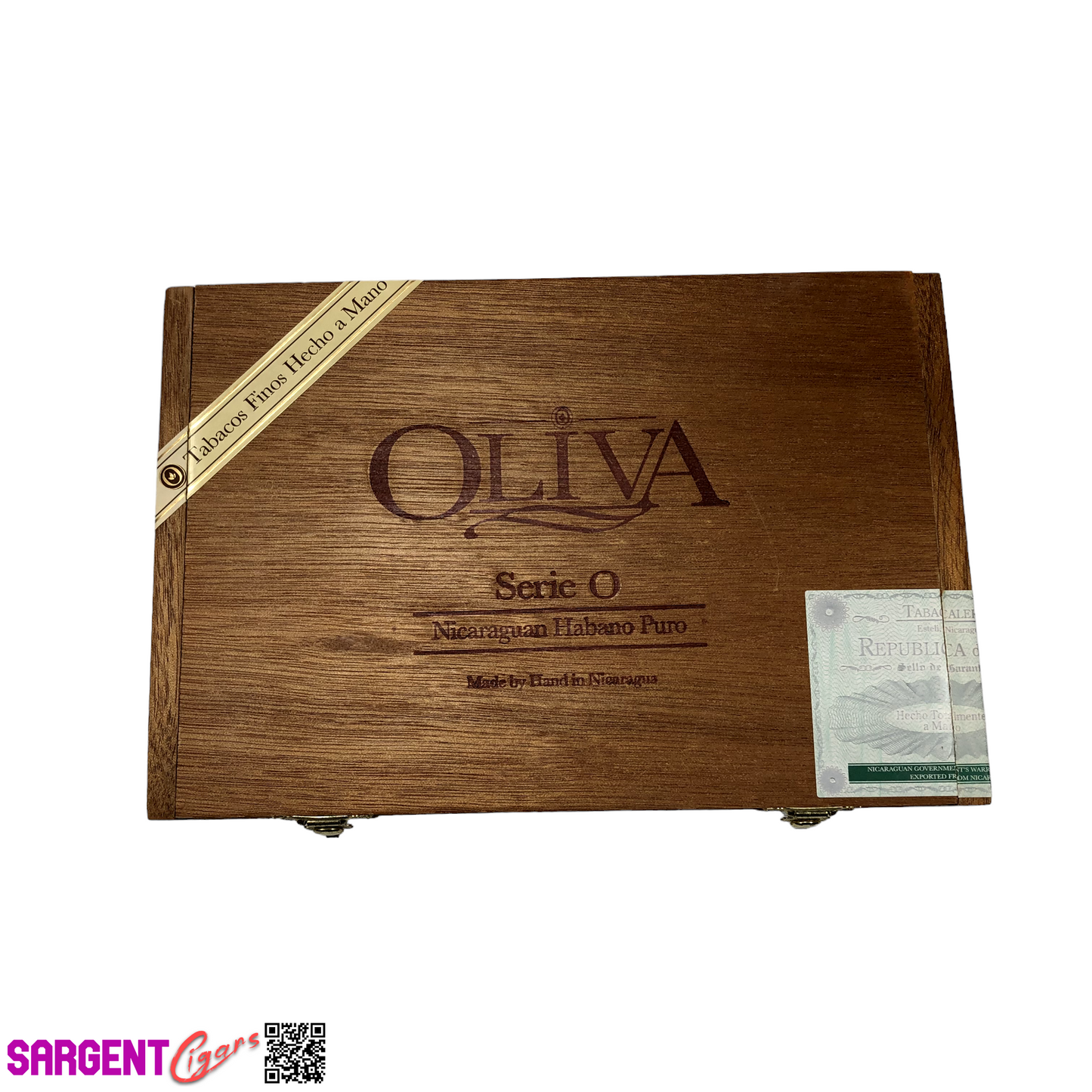 Oliva Serie O Robusto Empty Wooden Cigar Box 8.5x5.75x2