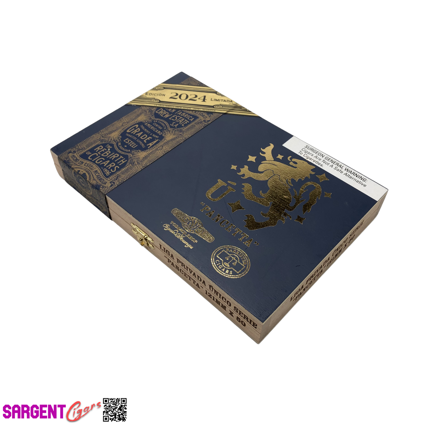 Liga Privada Pancetta 2024 Empty Wooden Cigar Box 9x6x1.25