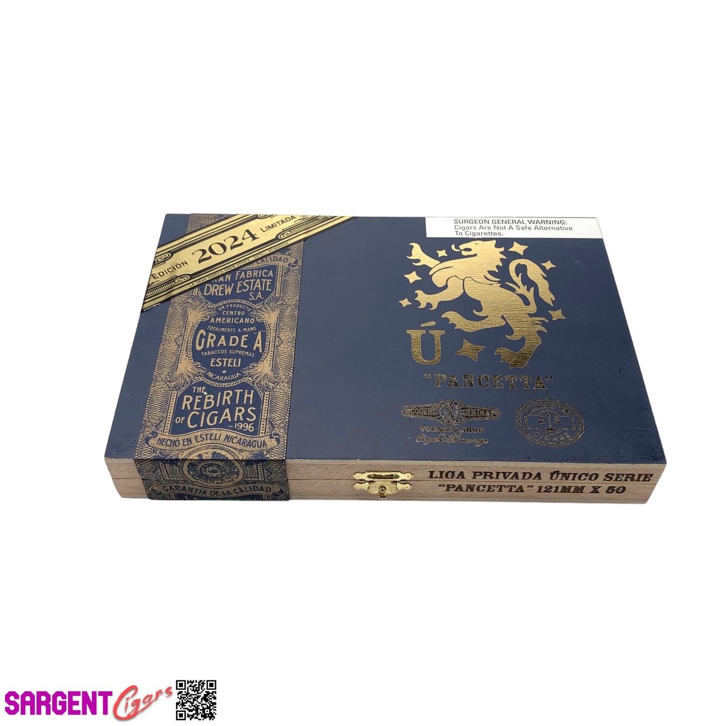 Liga Privada Pancetta 2024 Empty Wooden Cigar Box 9x6x1.25