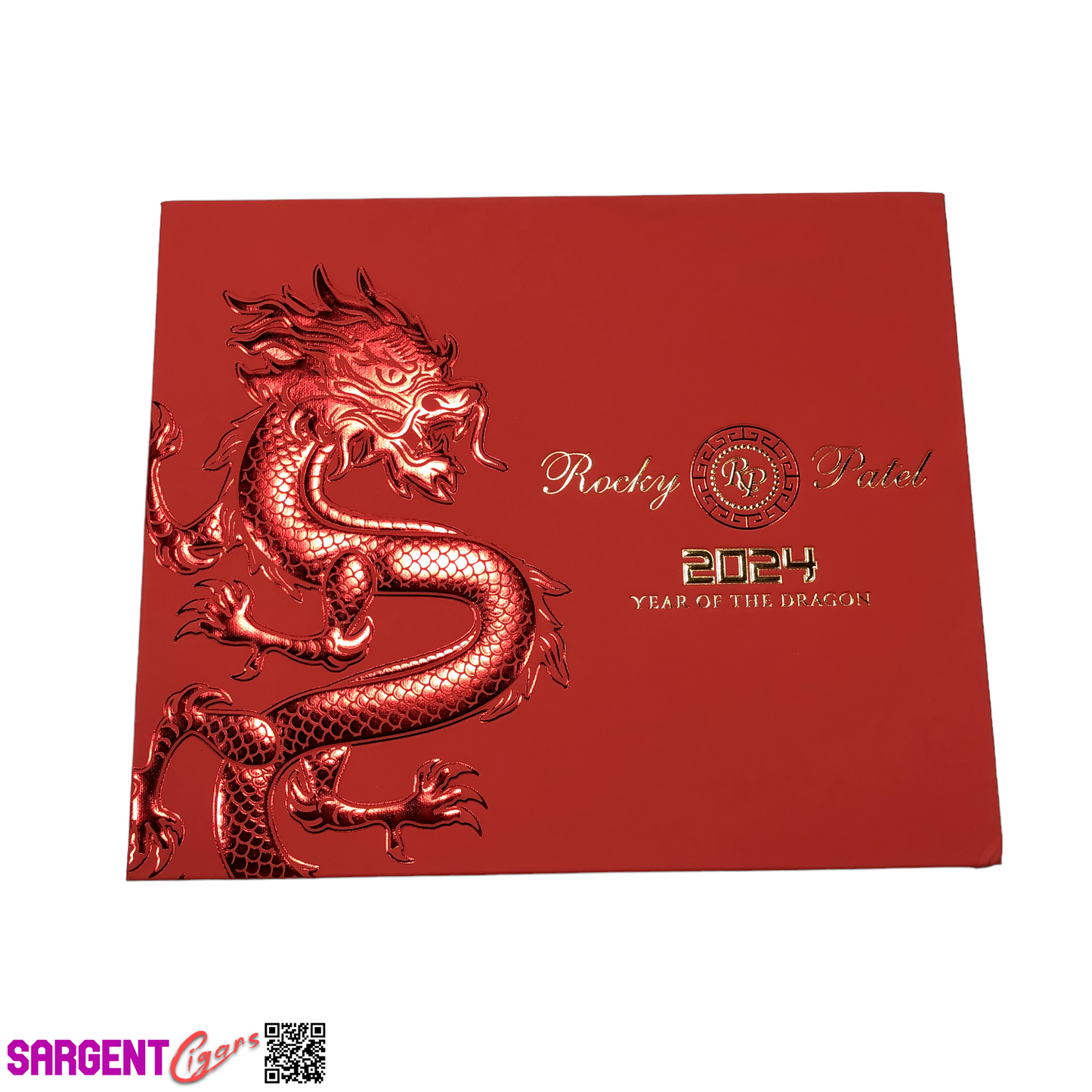 Rocky Patel 2024 Year of the Dragon Empty Wooden Cigar Box 9.25x7.75x1.75