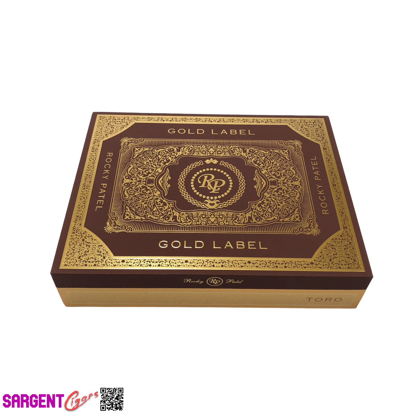 Rocky Patel Gold Label Toro Empty Wooden Cigar Box 9.75x7.75x2