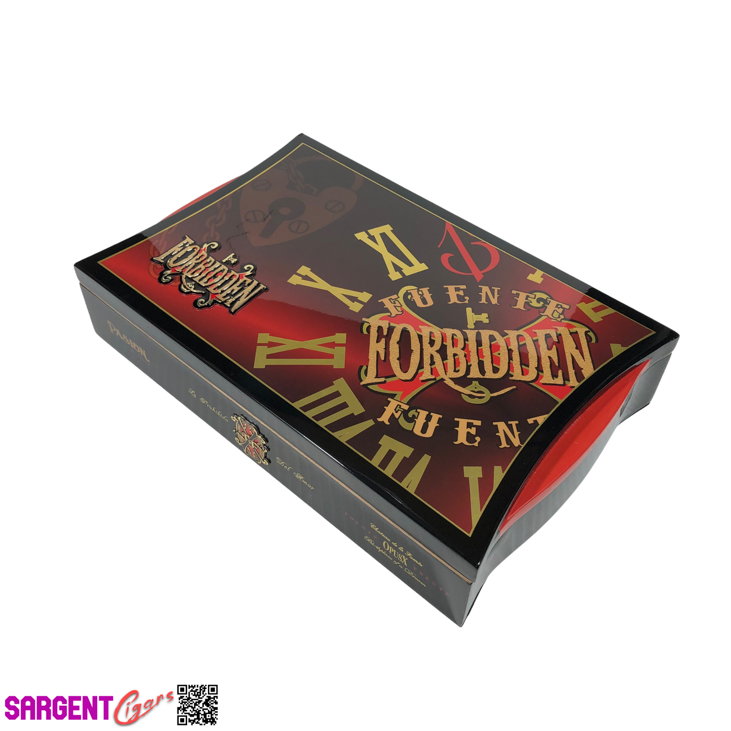 Arturo Fuente Opus X Forbidden Pasion Empty Wooden Cigar Box 11.75x7.5x2.5