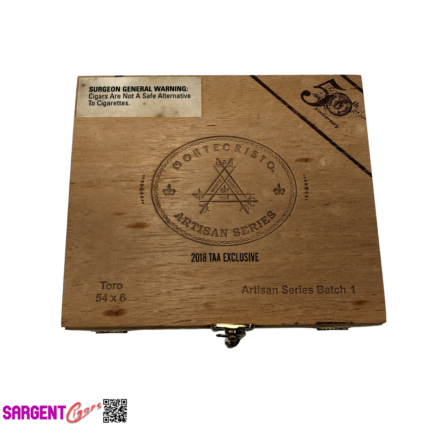 Montecristo TAA 2018 Empty Wooden Cigar Box 8.75x7.5x3.5 (2)