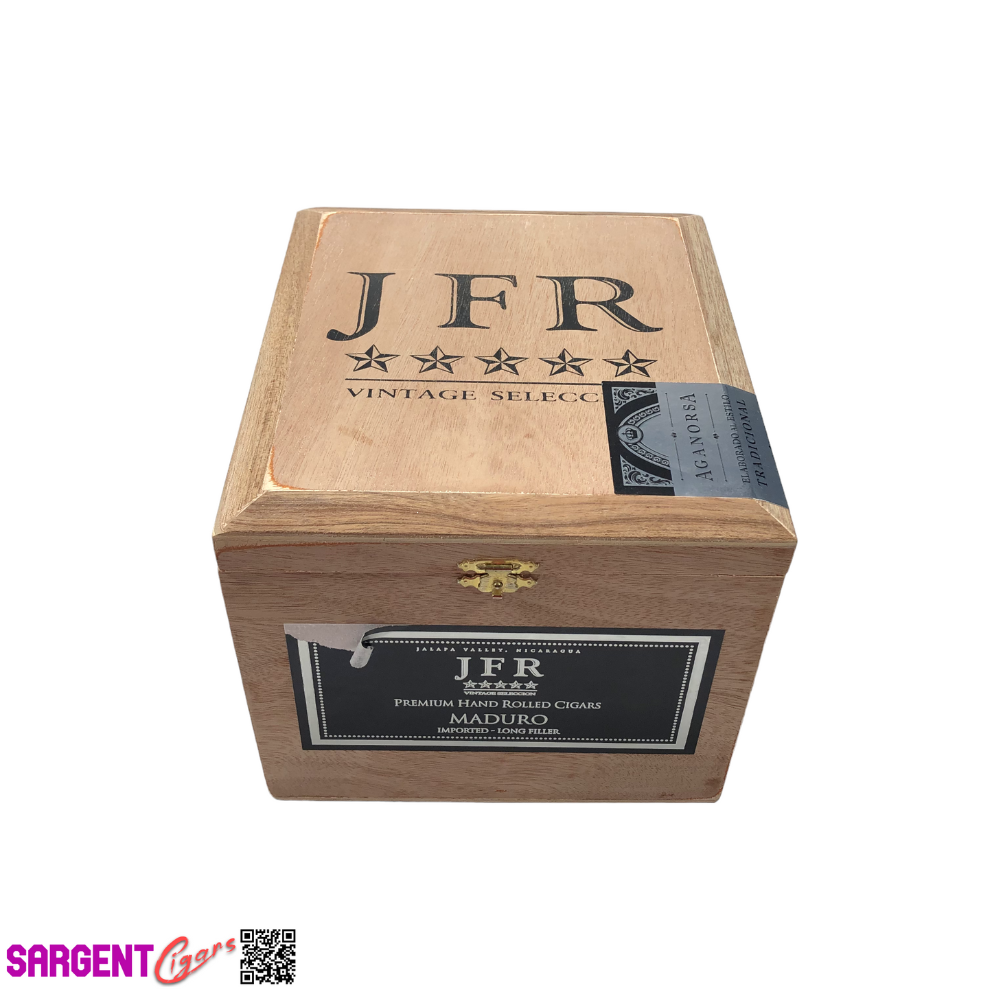 JFR Titan Empty Wooden Cigar Box 7.25x8.25x6.25 (3)