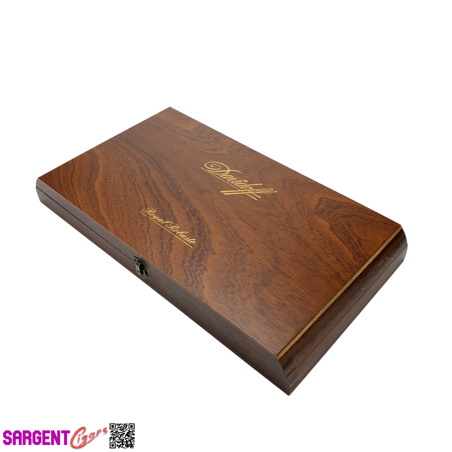 Davidoff Royal Robusto Empty Wooden Cigar Box 13.75x7.5x1.75