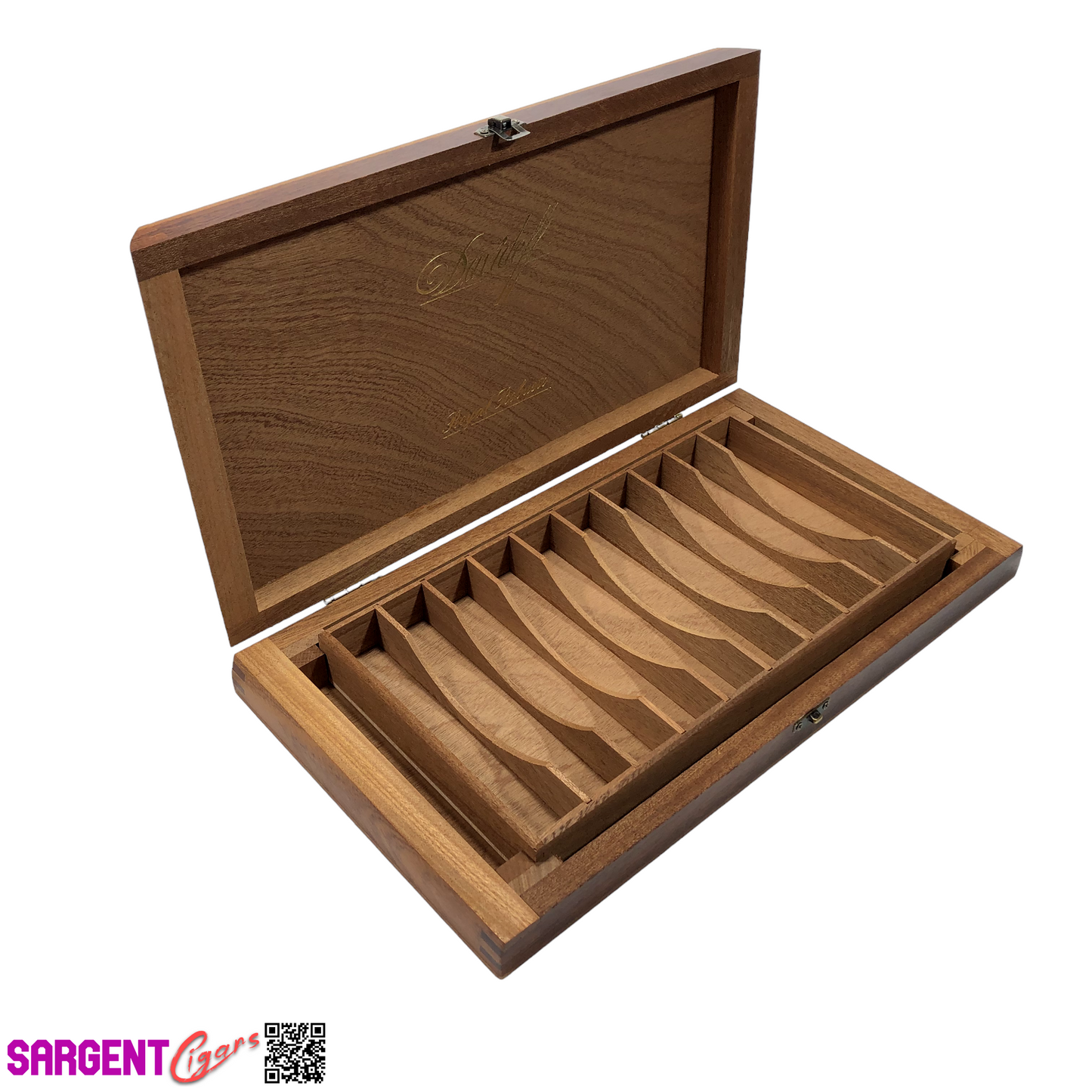 Davidoff Royal Robusto Empty Wooden Cigar Box 13.75x7.5x1.75