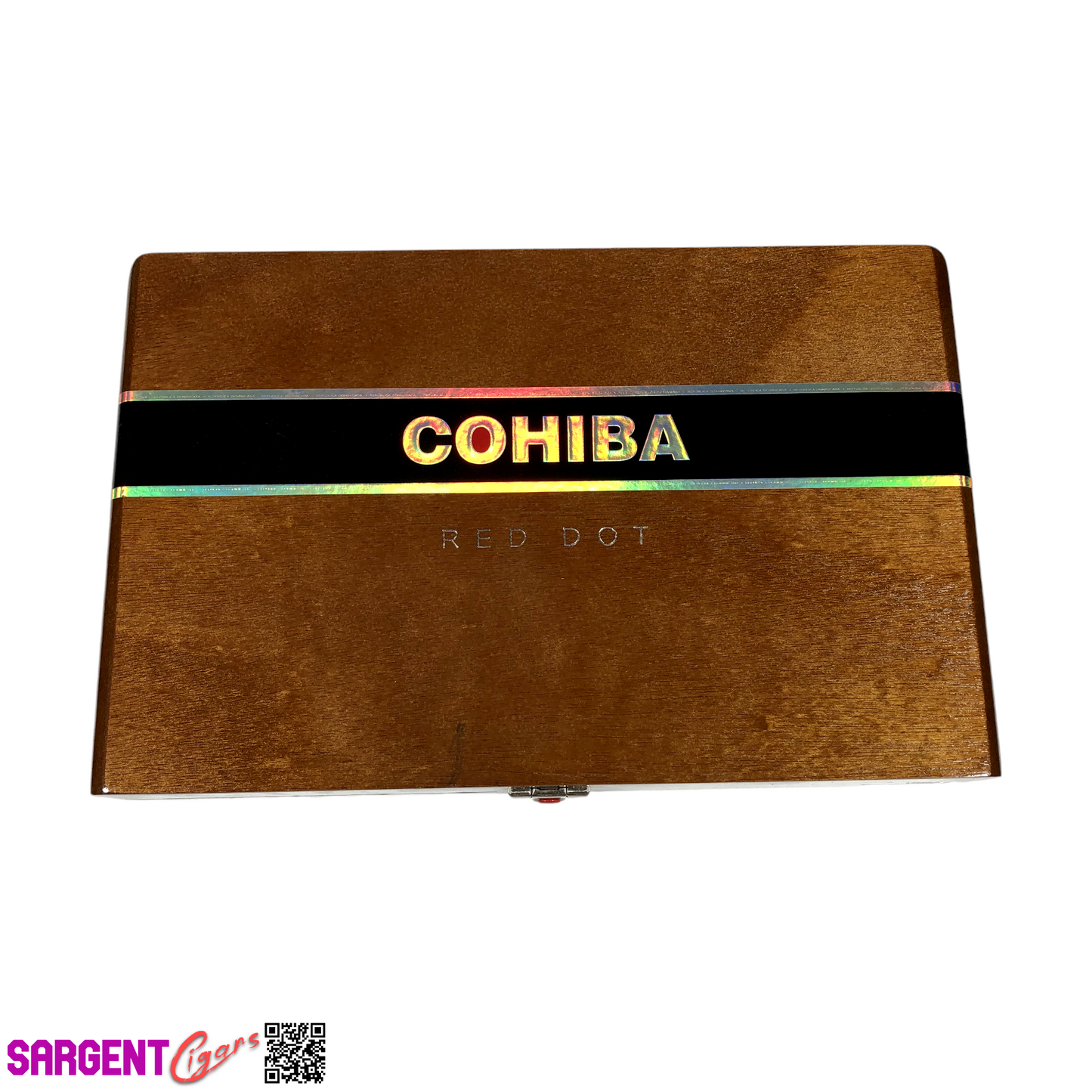 Cohiba Red Dot Toro Empty Wooden Cigar Box 12.25x8x2 (1)