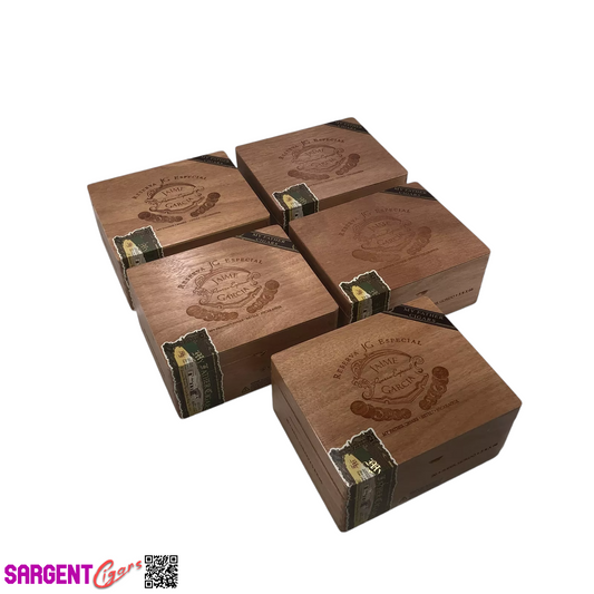 Lot of 5 Jamie Garcia Super Gordo Empty Wooden Cigar Boxes 8x7x3.5 #57