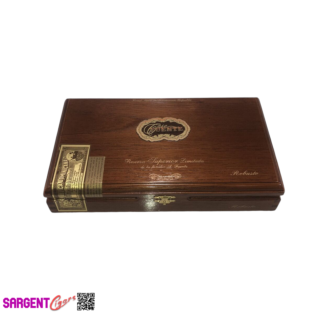 Arturo Fuente Opus X Casa Fuente Robusto Empty Wooden Cigar Box 10.75x6.5x2.25