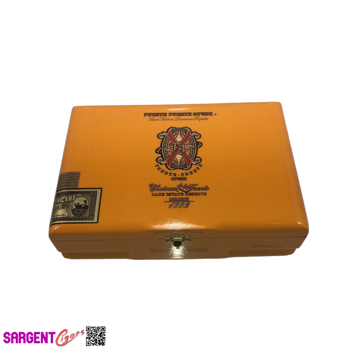 Arturo Fuente Opus X Robusto Empty Wooden Cigar Box 9.5x6.25x2.75