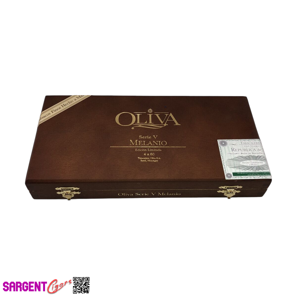 Oliva Serie V Melanio Limitada Empty Wooden Cigar Box 10.5x5x1.5