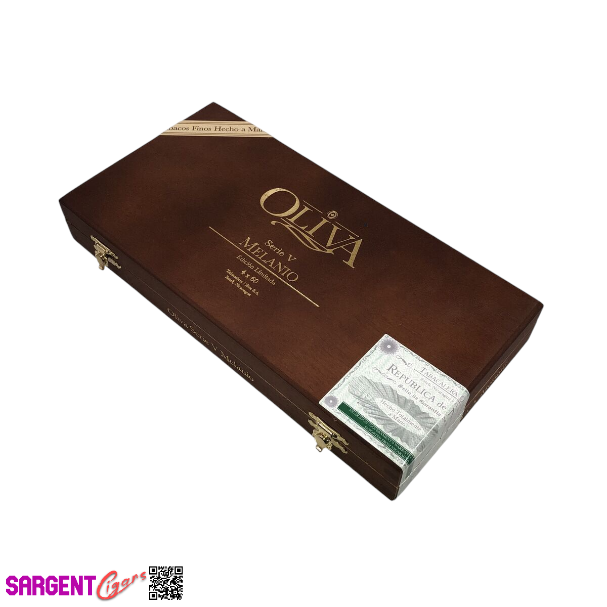 Oliva Serie V Melanio Limitada Empty Wooden Cigar Box 10.5x5x1.5