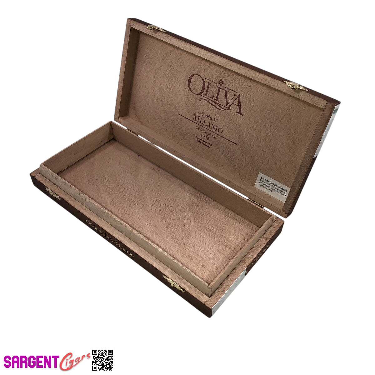 Oliva Serie V Melanio Limitada Empty Wooden Cigar Box 10.5x5x1.5