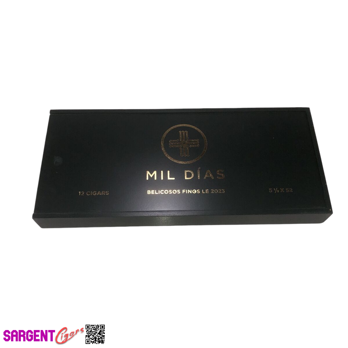 Mil Dias Belicosos Finos 2023 Empty Wooden Cigar Box 12x5.25x1.25