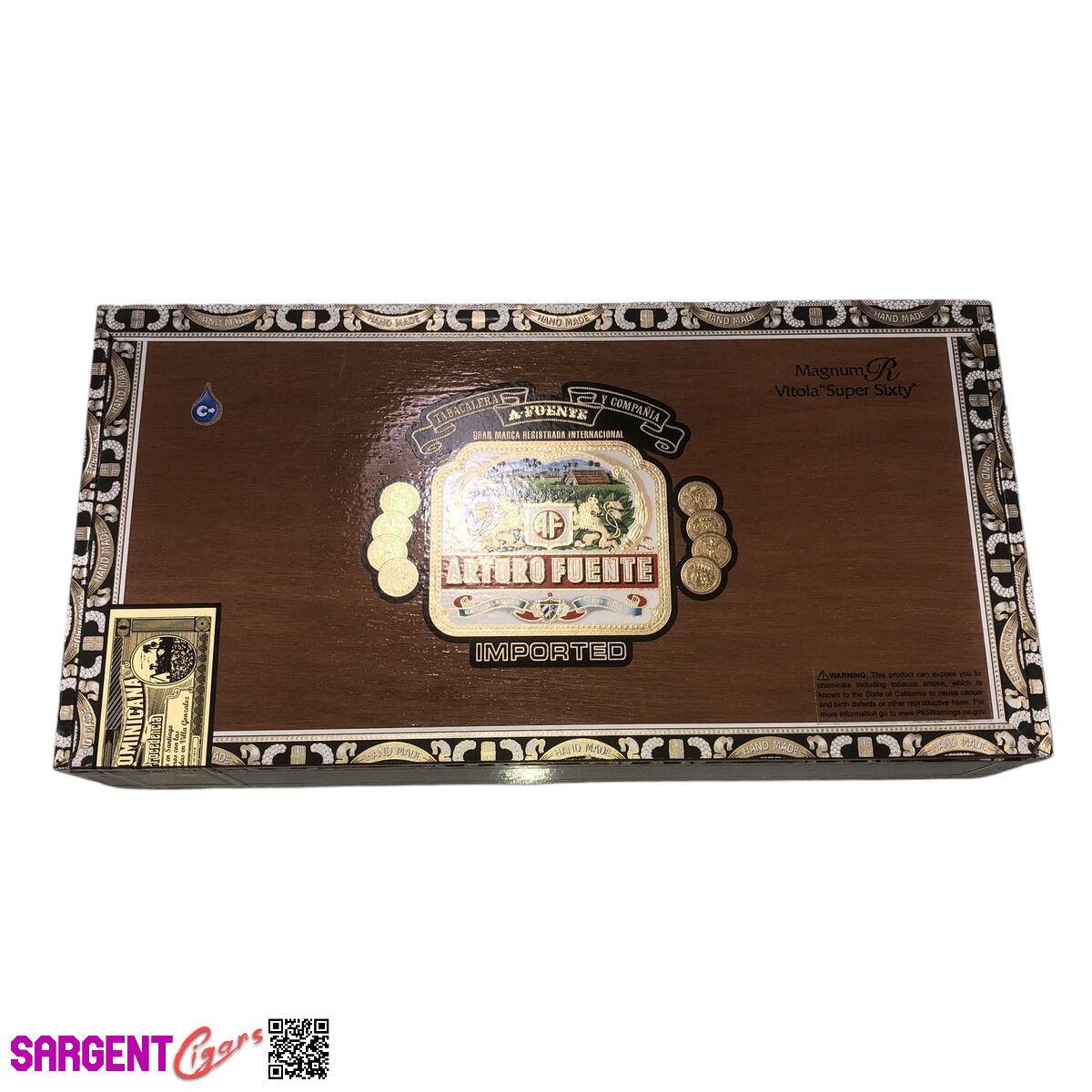 Arturo Fuente Rosado 60 Reserve Empty Cigar Box 12.75x6.5x2.5