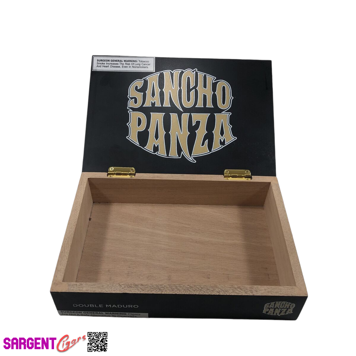 Sancho Panza Maduro Gigante Empty Wooden Cigar Box 10.5x7x2.5