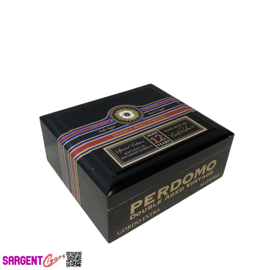 Perdomo Double Aged Vintage Maduro Gordo Empty Wooden Cigar Box 8.5x7.5x3.5