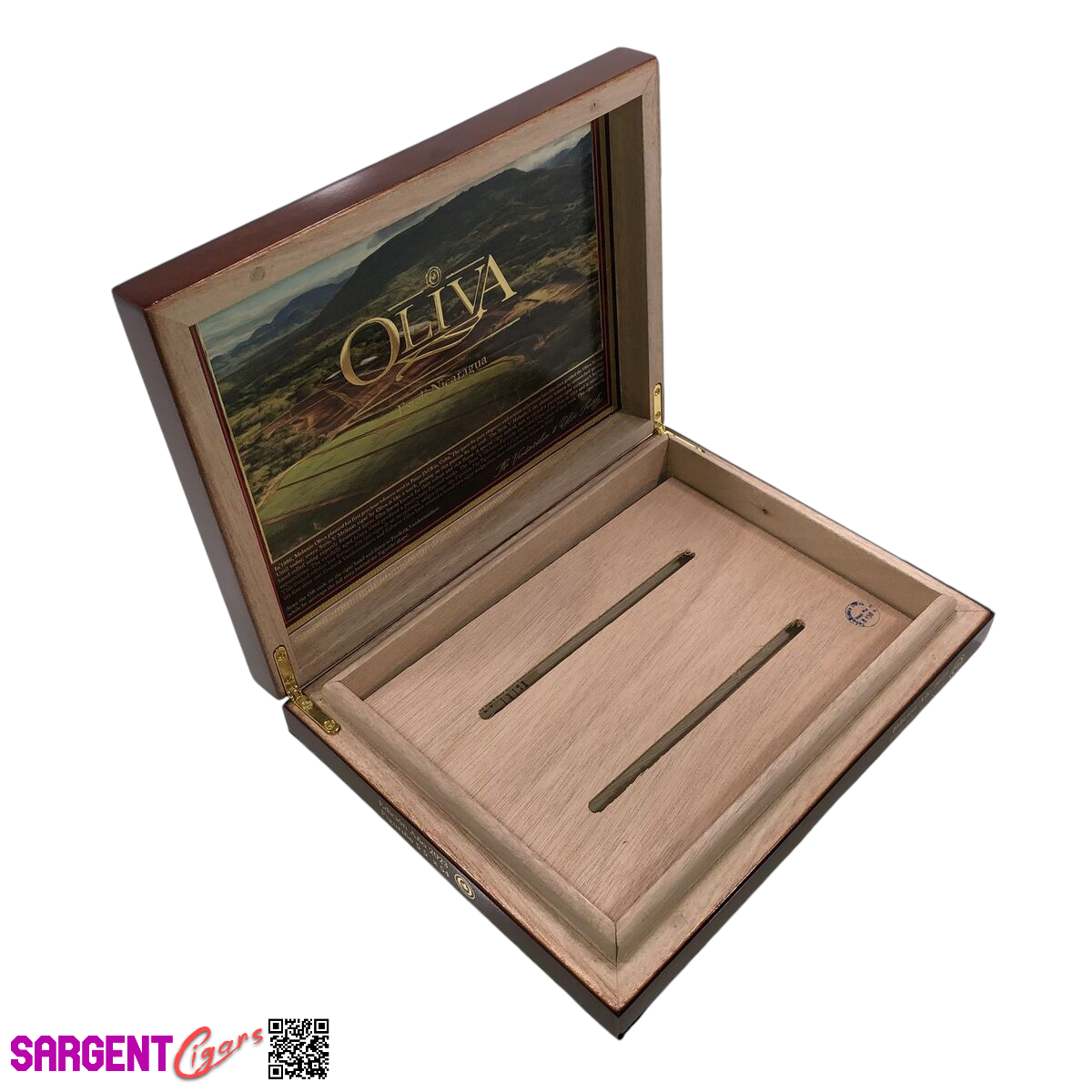 Oliva 2023 Empty Wooden Cigar Box 10x7.75x1.75