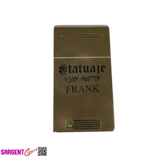 Tatuaje Skinny Monsters Frank Empty Wooden Cigar Box 4x4x7.25