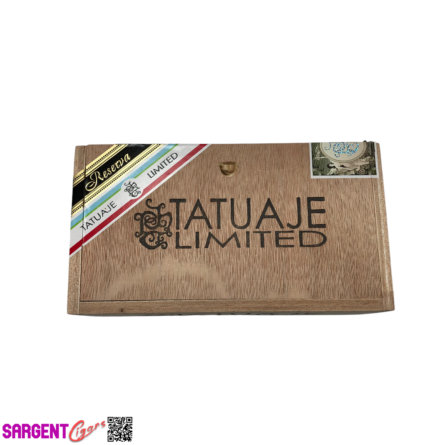 Tatuaje Limited Empty Wooden Cigar Box 7.5x4x2.75