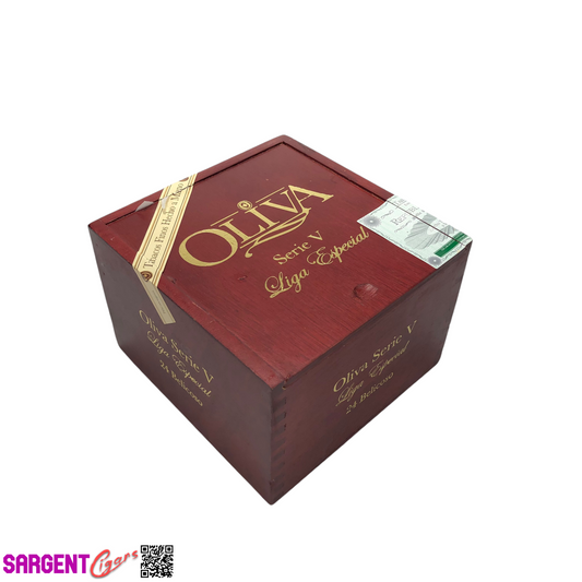 Oliva Serie V Belicoso Empty Wooden Cigar Box 5.75x6x4