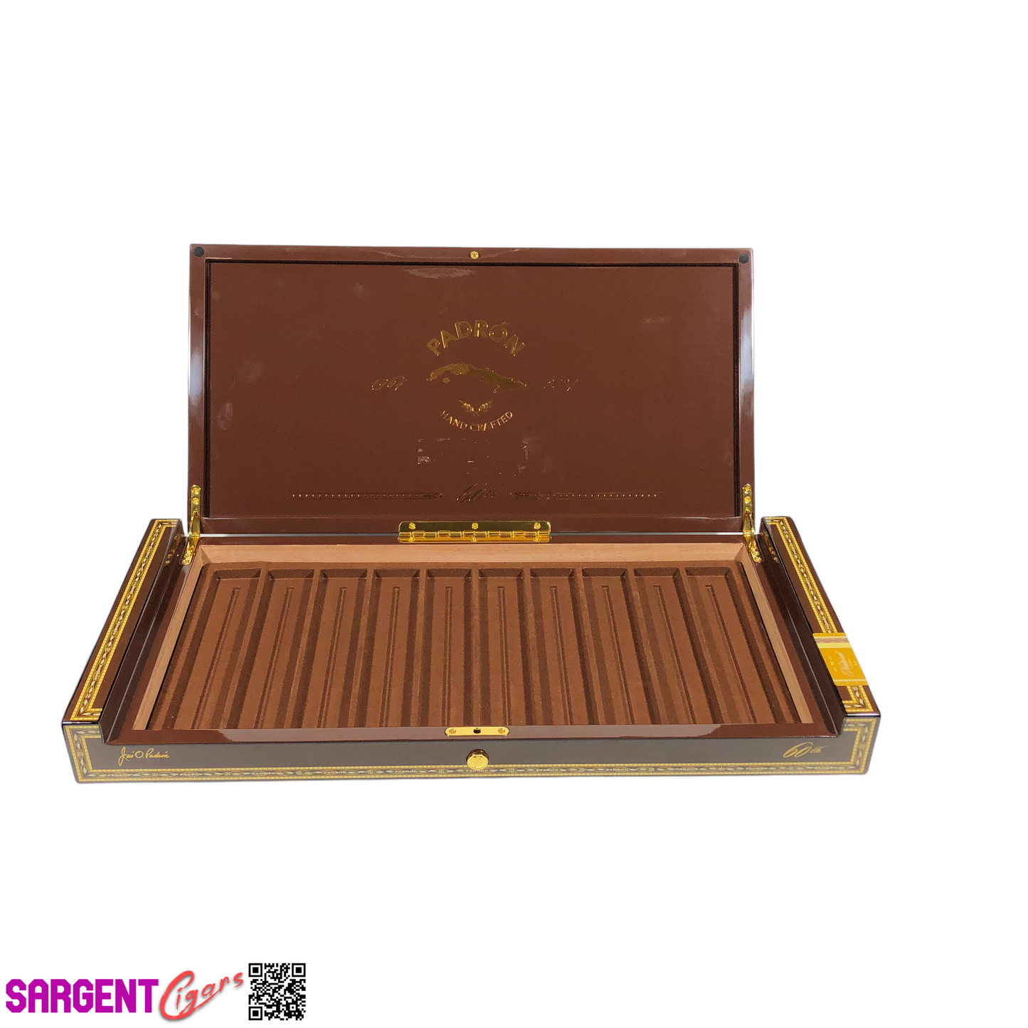 Padron 60th Anniversary Empty Wooden Cigar Box 19.5x9x2