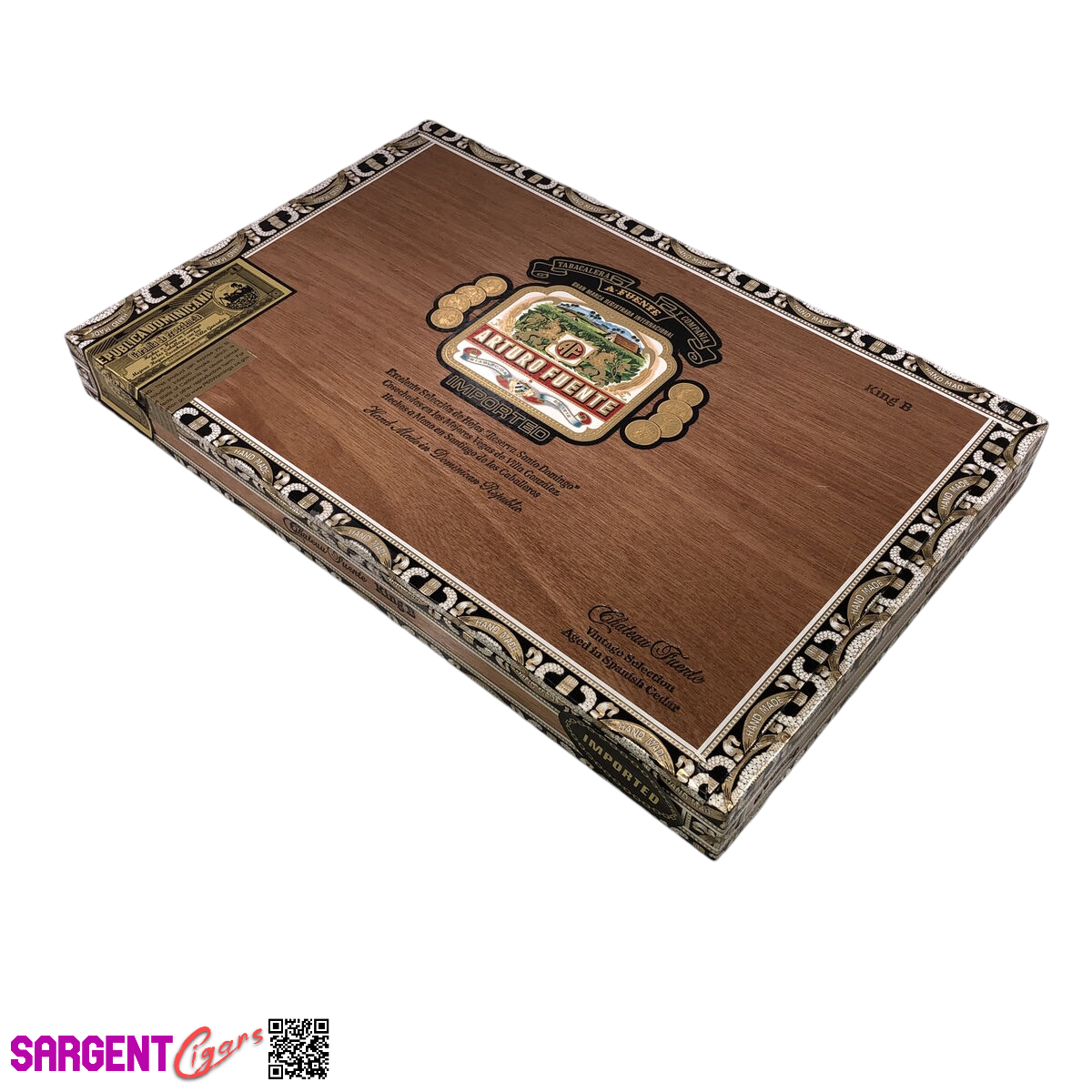 Arturo Fuente King B Empty Cigar Box 13x8.5x1.25