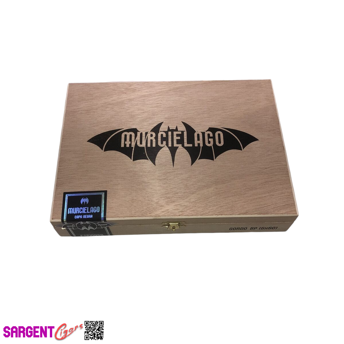 Espinosa Murcielago Gordo Empty Wooden Cigar Box 10x7.25x2