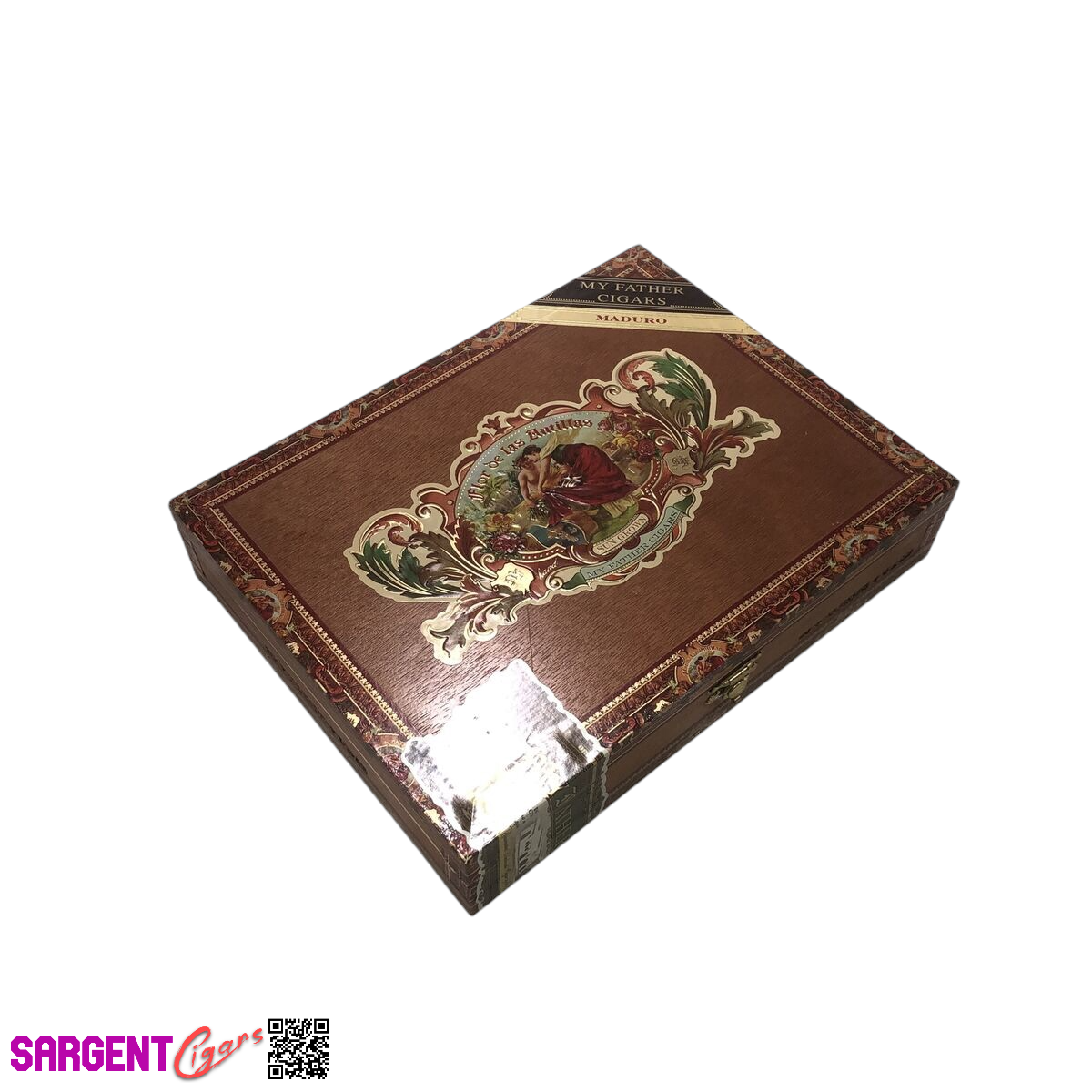 Flor De Las Antillas Maduro Toro Empty Wooden Cigar Box 9.25x7x2