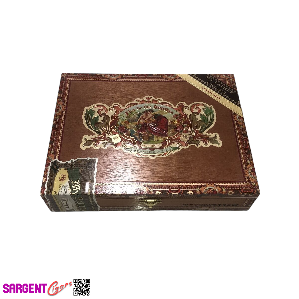 Flor De Las Antillas Maduro Toro Empty Wooden Cigar Box 9.25x7x2