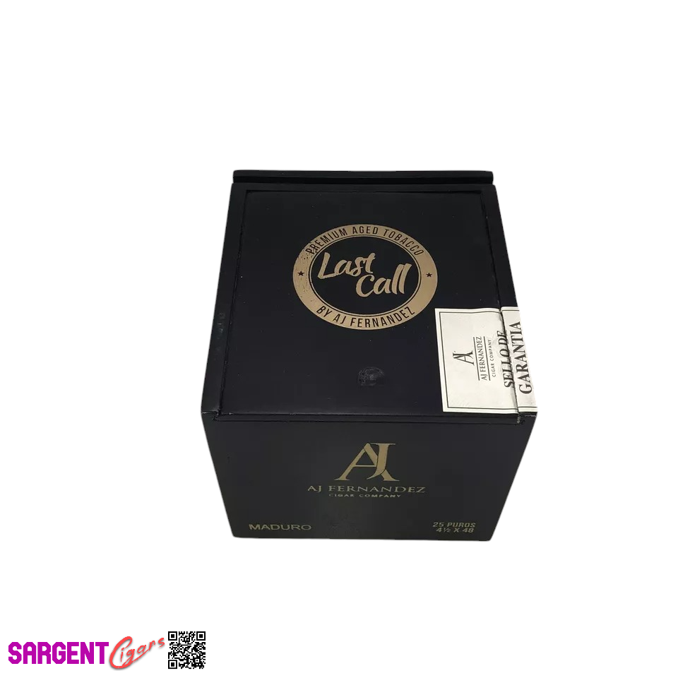 Aj Fernandez Geniales Empty Wooden Cigar Box 5x5.75x4.5