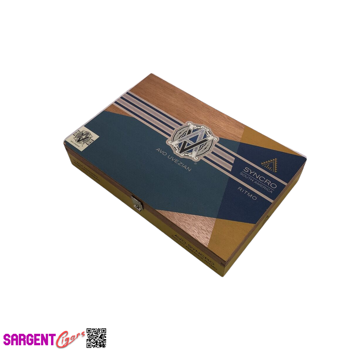 Avo Syncro Robusto Empty Wooden Cigar Box 8.5x5.75x1.5